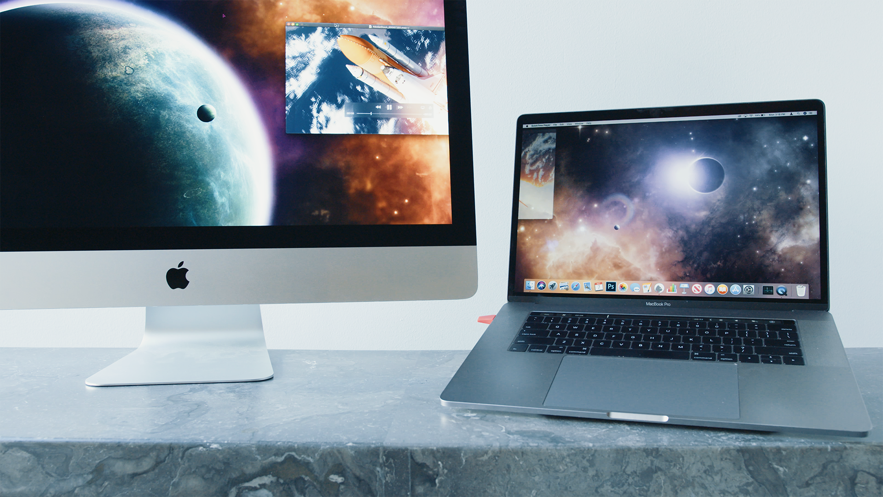 Luna Display conectando Mac como segunda tela de outro Mac