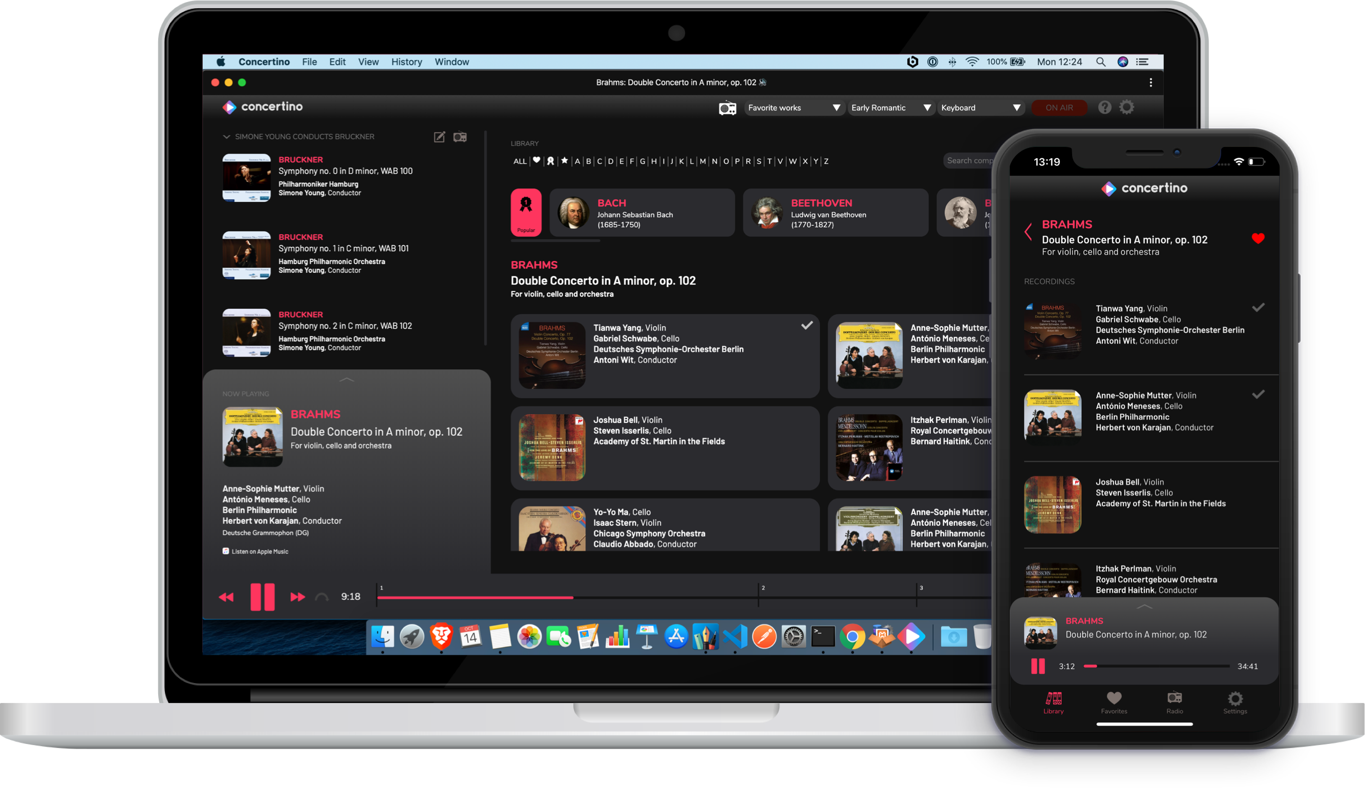 Concertino, web app para Apple Music focado em música clássica