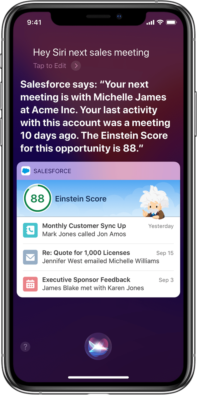 Novo app Salesforce para iOS