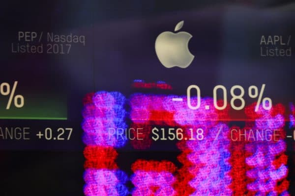 Números e ações da Apple