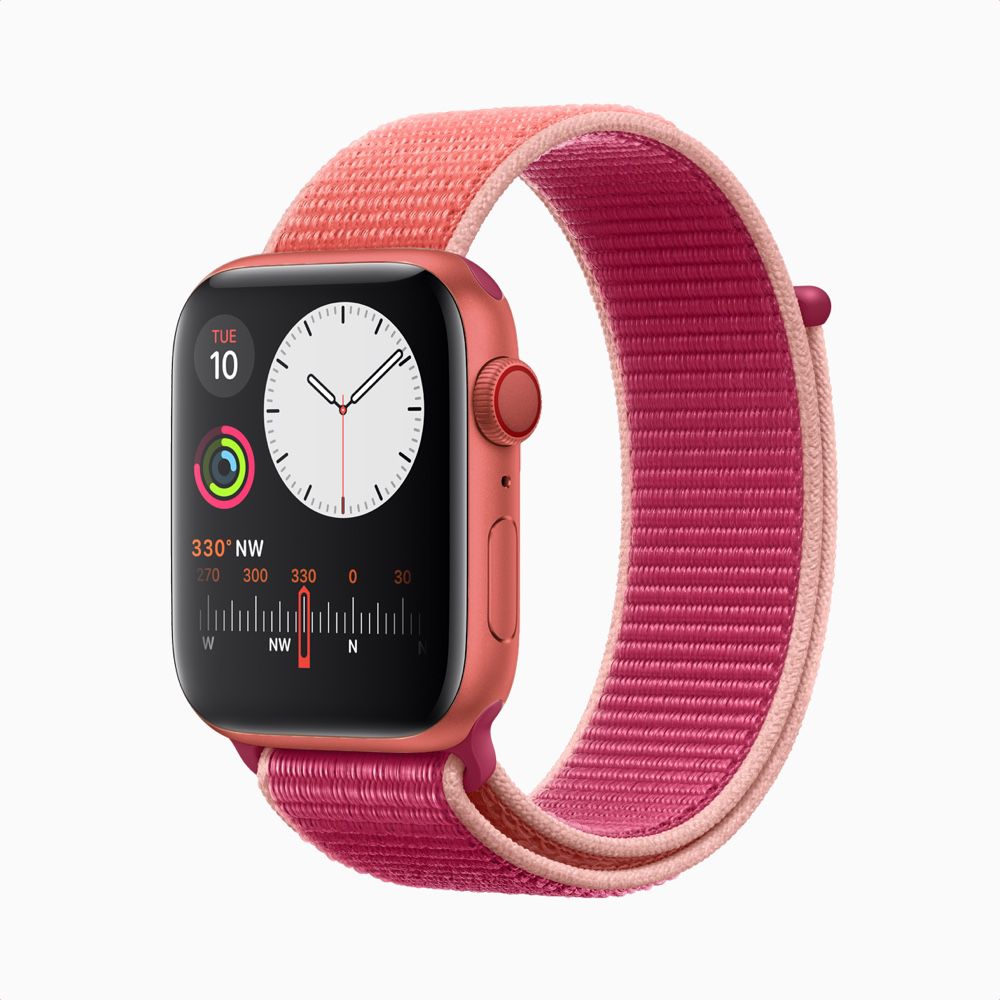 Mockup do Apple Watch Series 5 (PRODUCT)RED