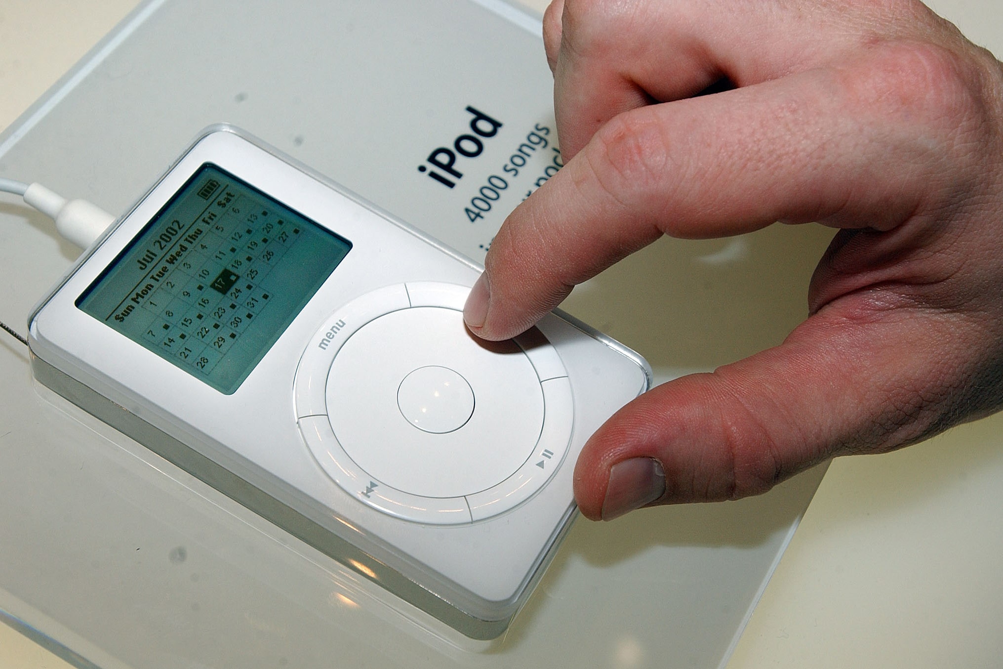 iPod em exposição