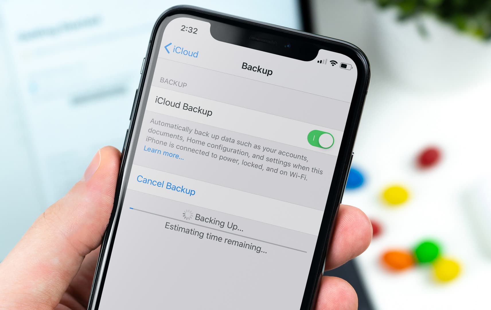 Backup do iCloud