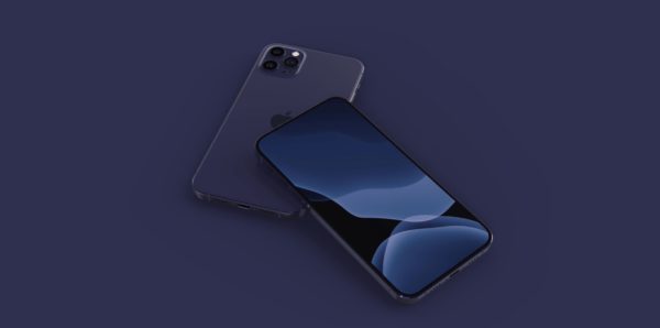 Possível "iPhone 12 Pro" na cor azul-marinho