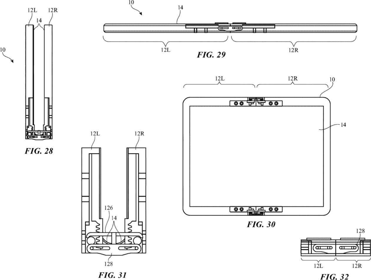 Patente da Apple cobrindo tela dobrável
