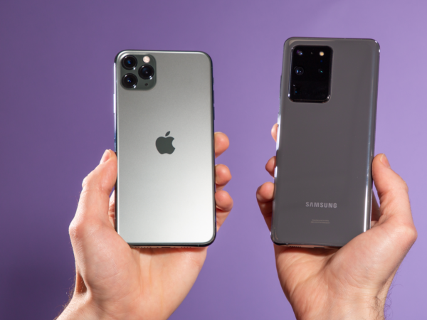 iPhone 11 Pro e Galaxy S20 Ultra