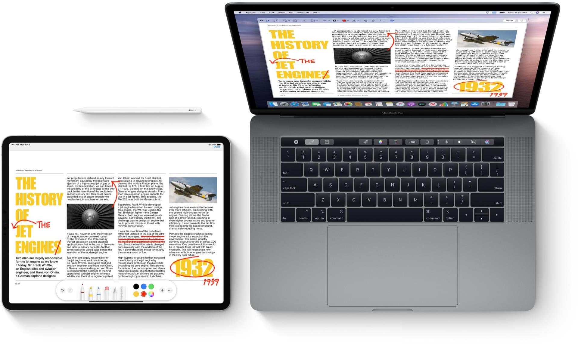 MacBook Pro e iPad