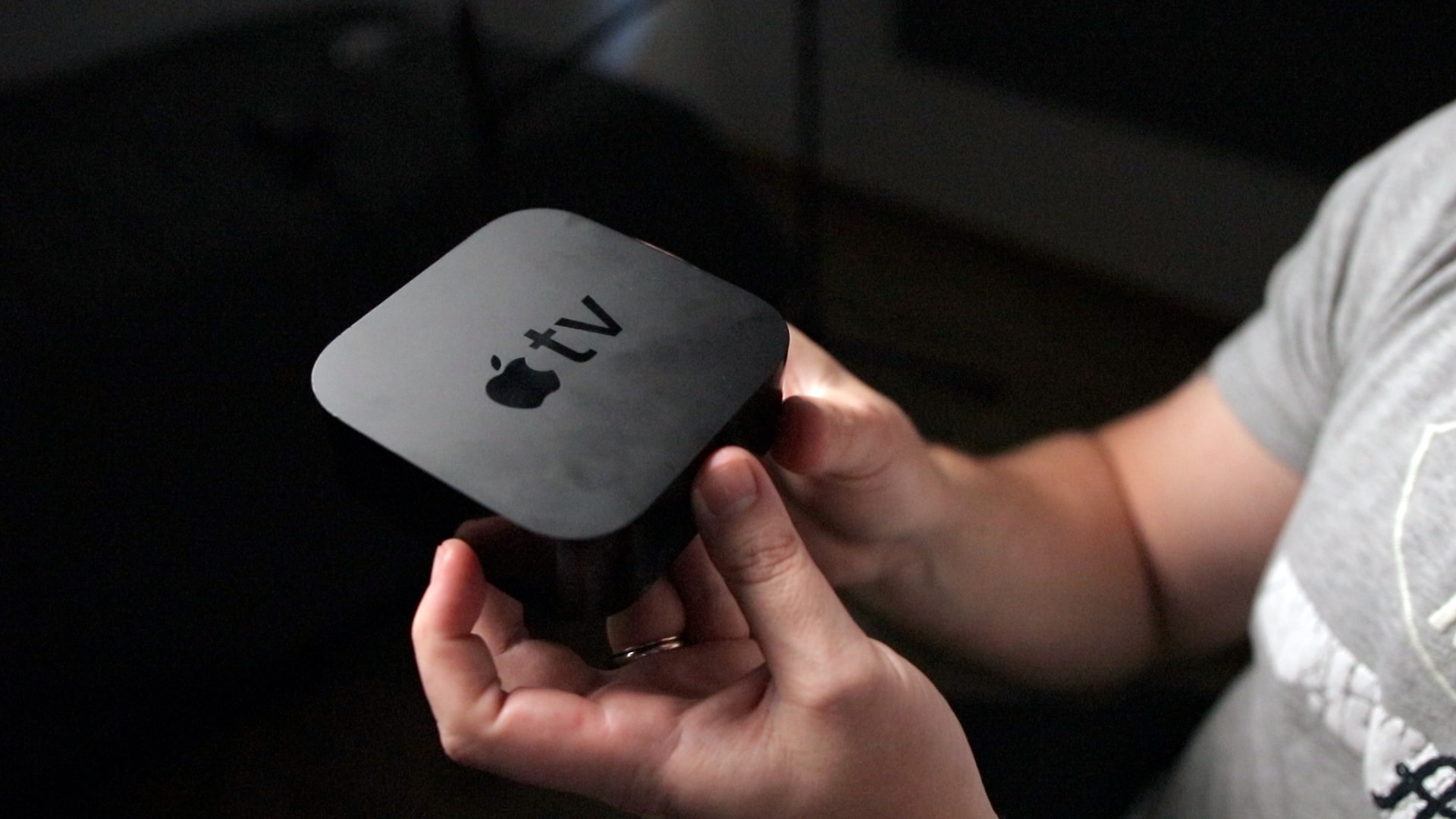 Apple TV nas mãos do Rafa