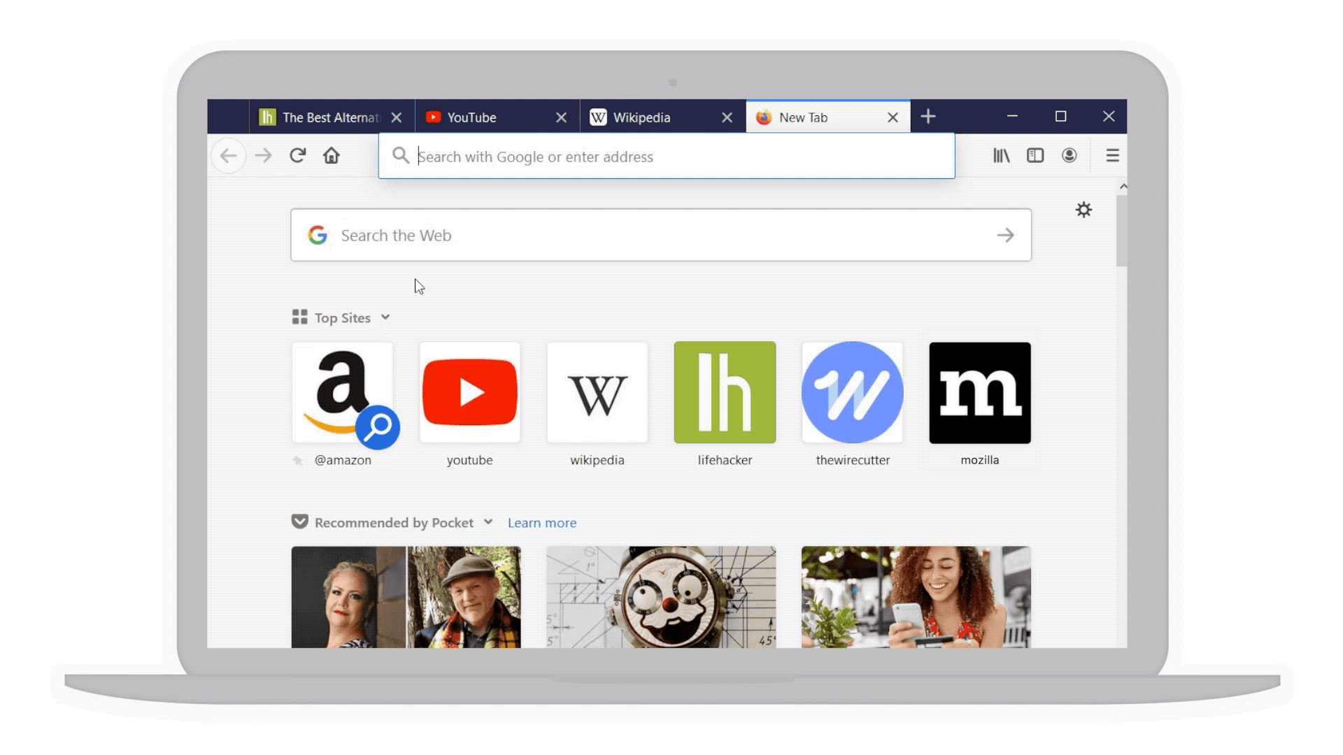 Barra de pesquisa do Firefox