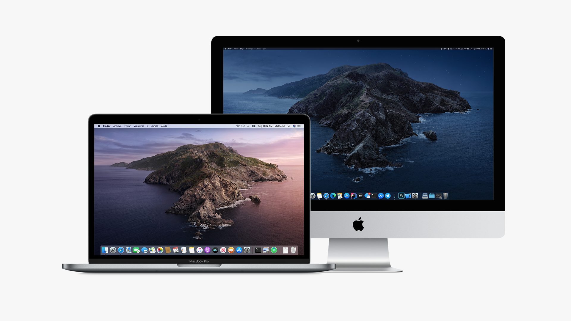 macOS Catalina no MacBook Pro e iMac