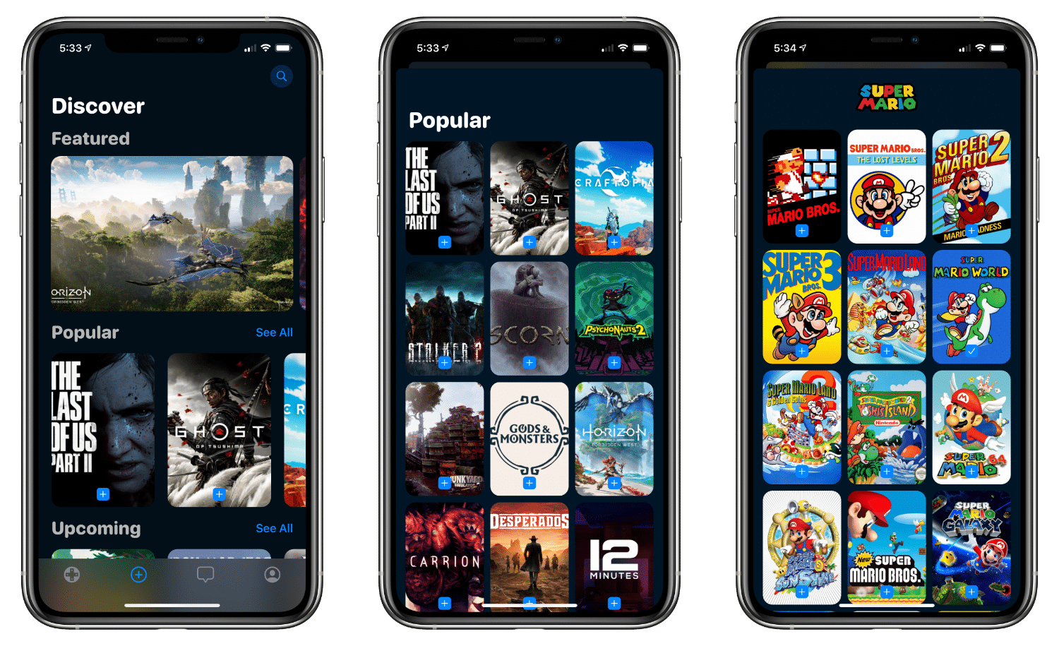 GameTrack é um app para gerenciar jogos, conhecer novos títulos e muito mais! MacMagazine
