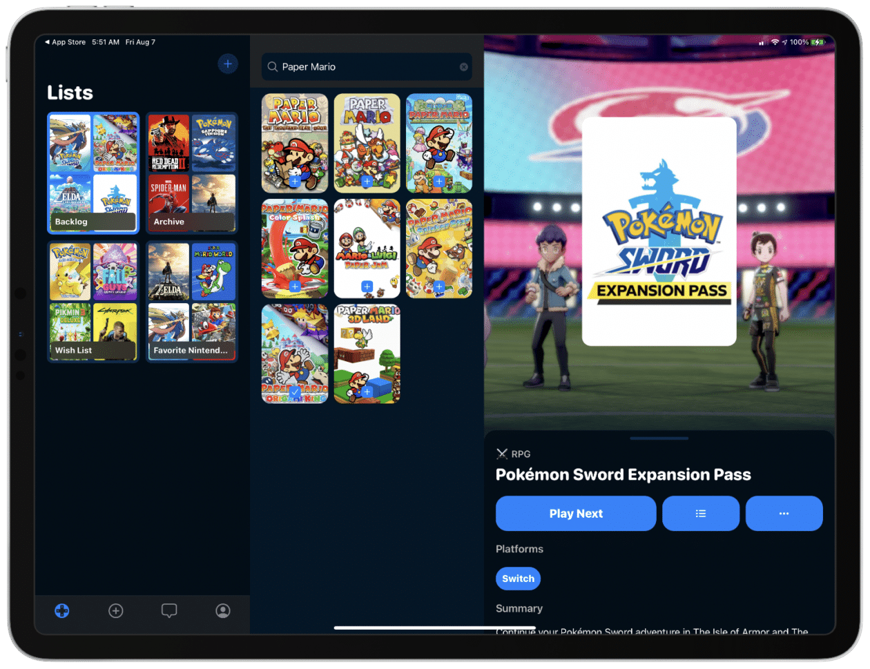 GameTrack é um app para gerenciar jogos, conhecer novos títulos e muito mais! MacMagazine