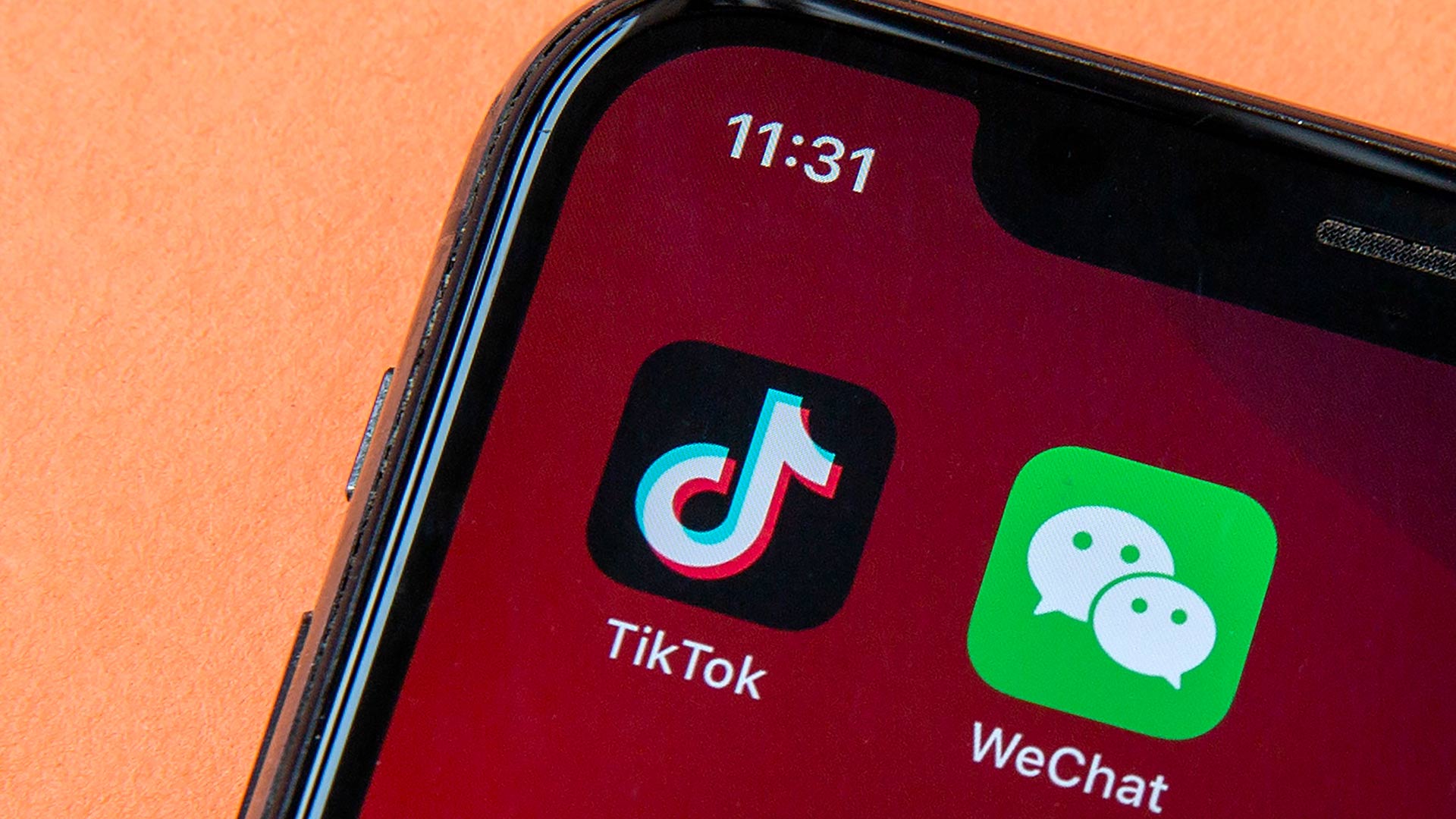 TikTok e WeChat no iPhone