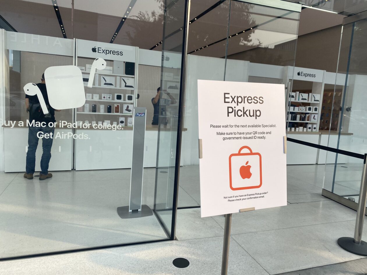 Apple Express na loja de Burlingame