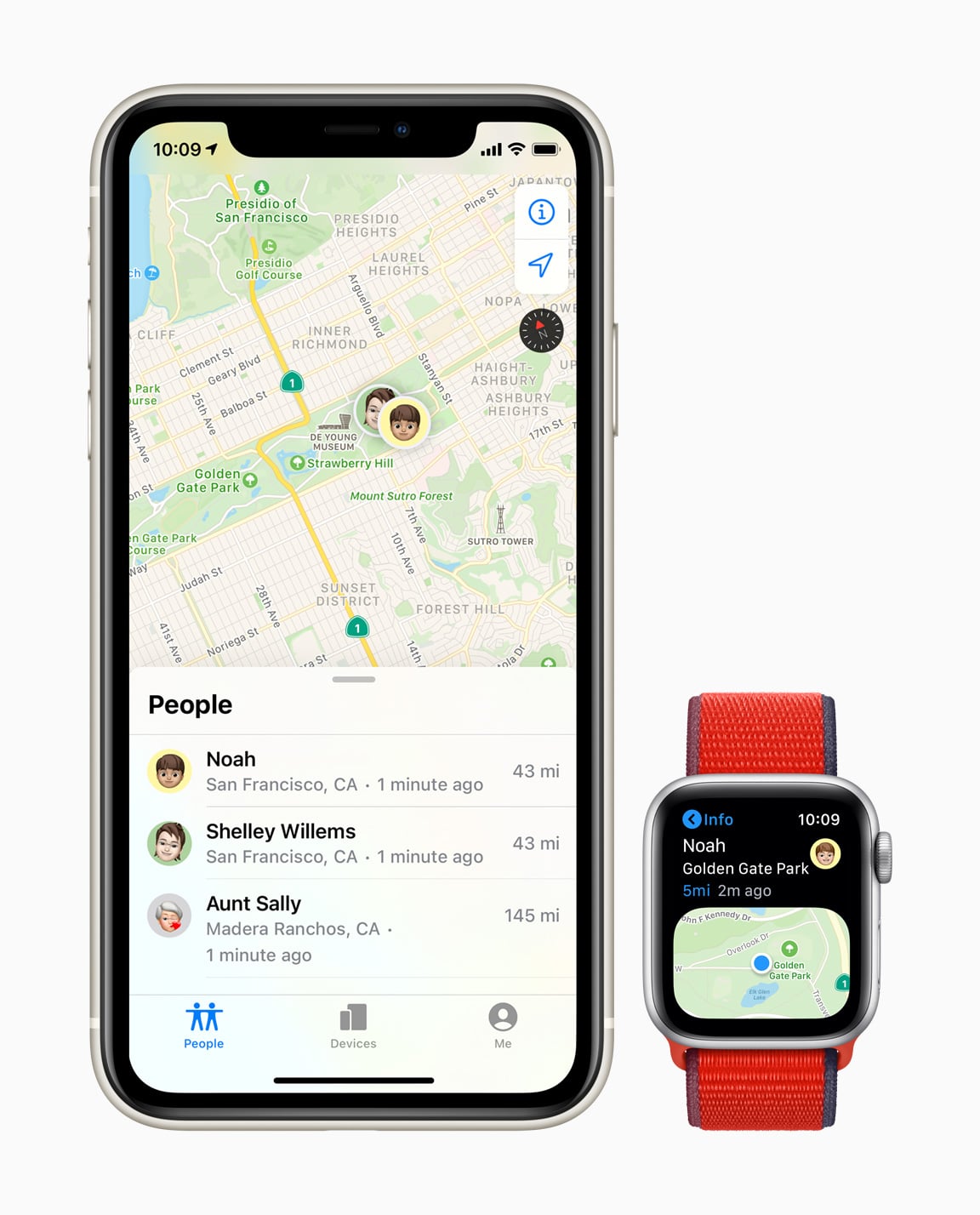 Configuração familiar no Apple Watch e iPhone