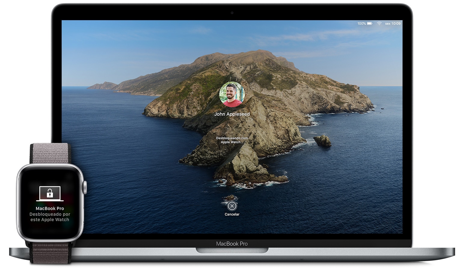 Desbloqueio automático do Mac com o Apple Watch