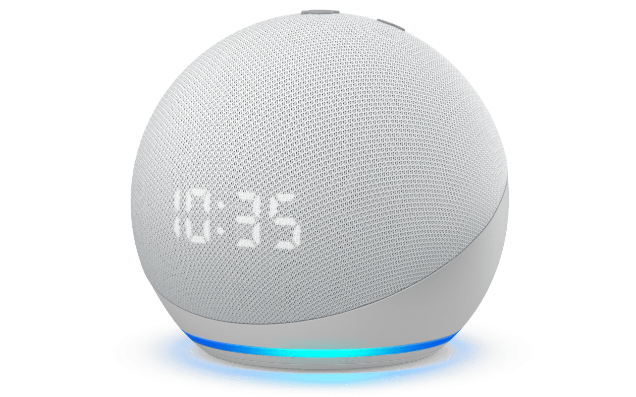 Amazon Echo Dot com Relógio