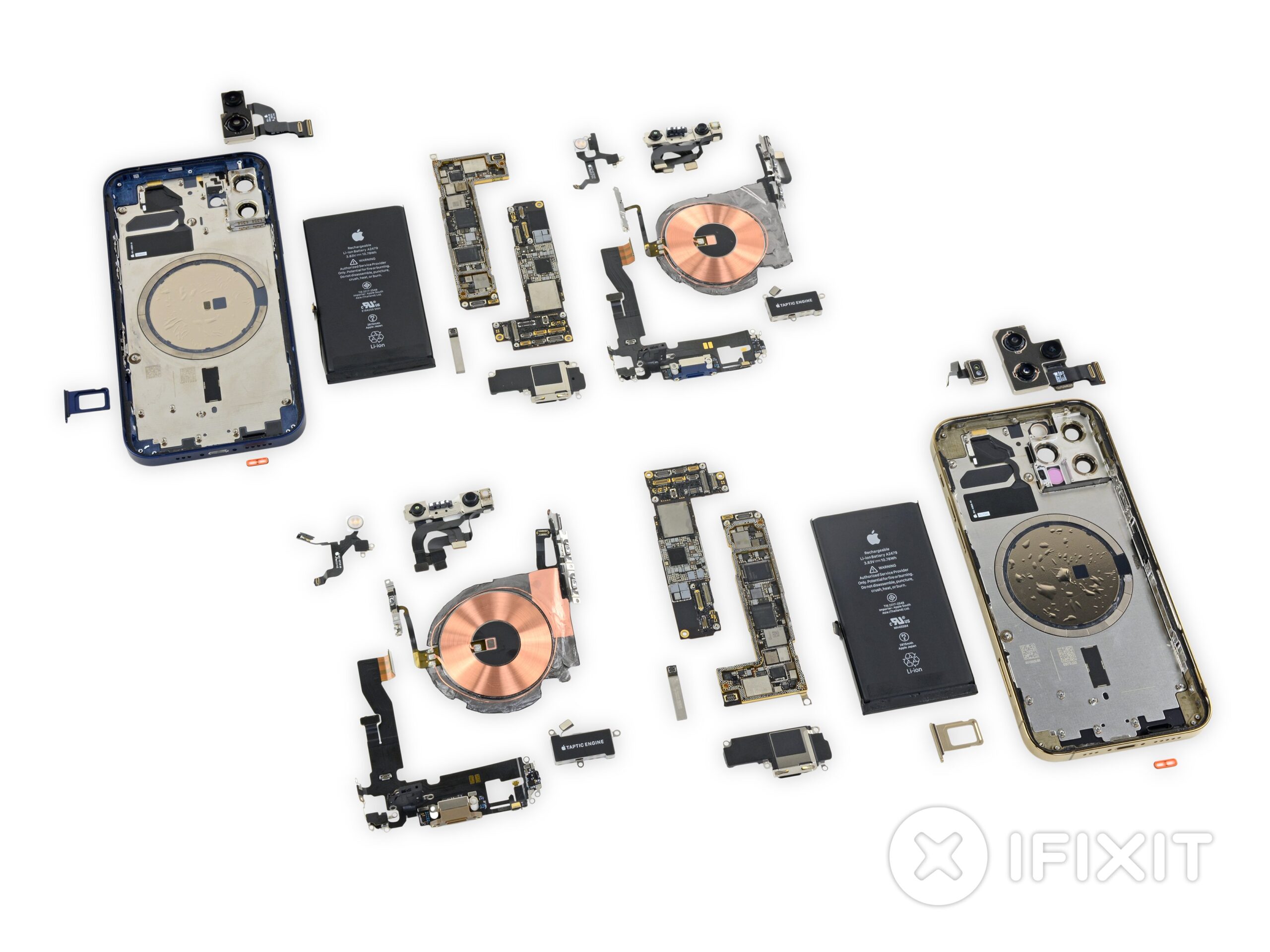 iFixit desmontando os iPhones 12 e 12 Pro