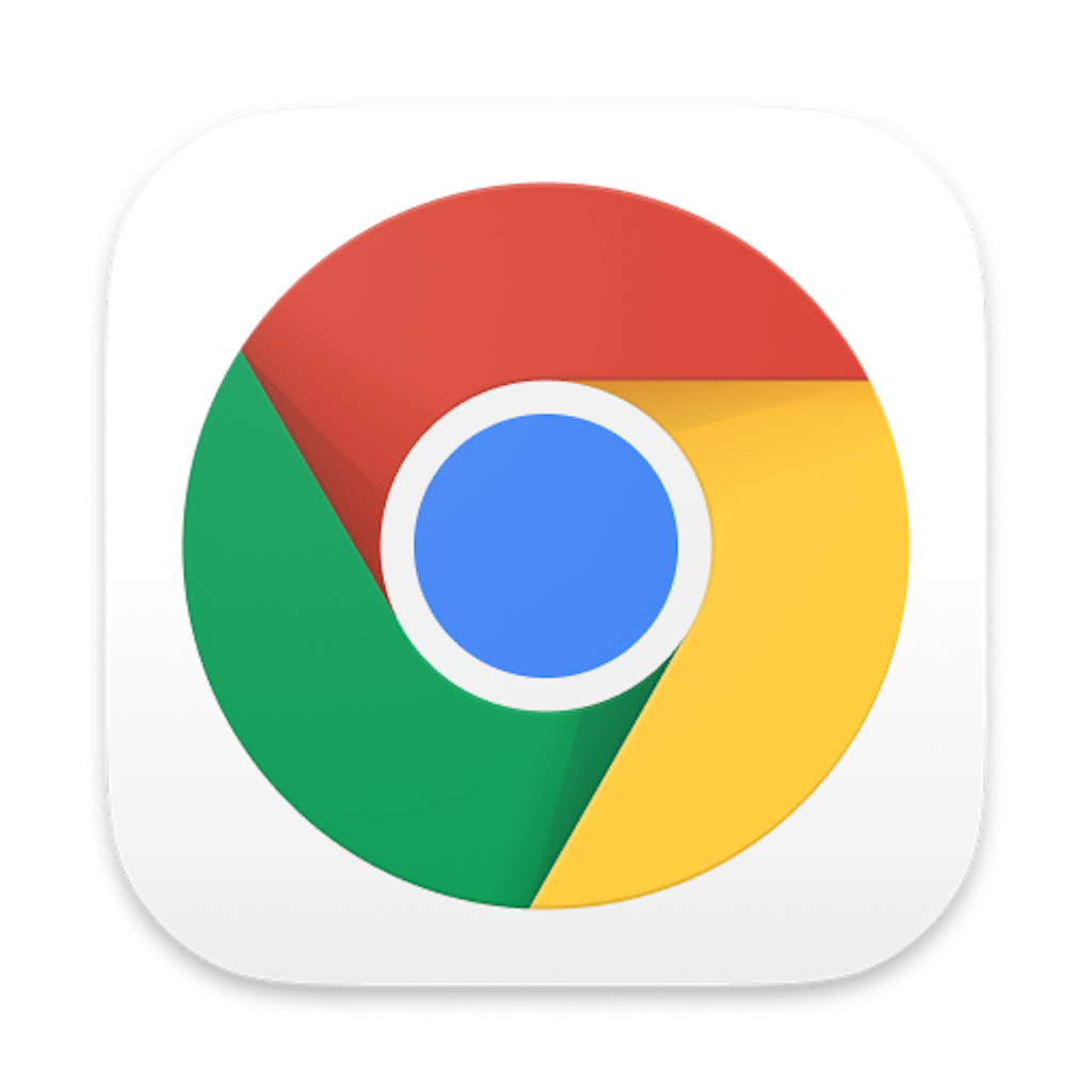 Ícone do Google Chrome 87 no macOS Big Sur