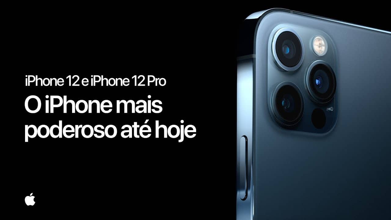 Comercial dos iPhones 12 no Brasil