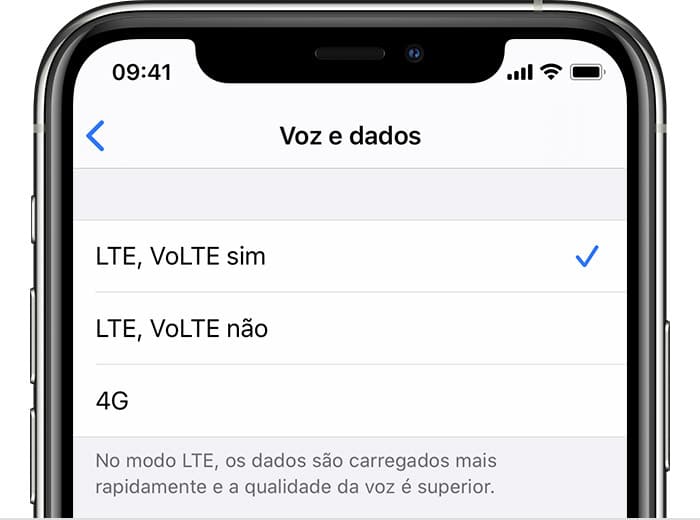 VoLTE no iOS