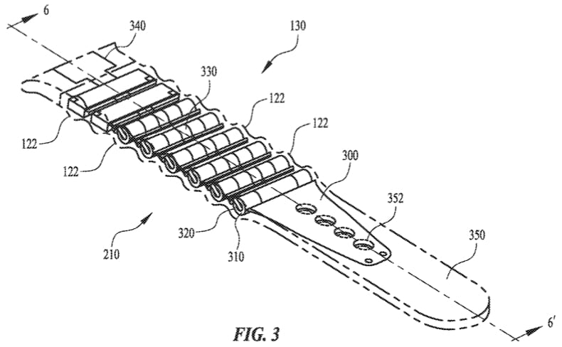 Patente da Apple sobre pulseira com bateria