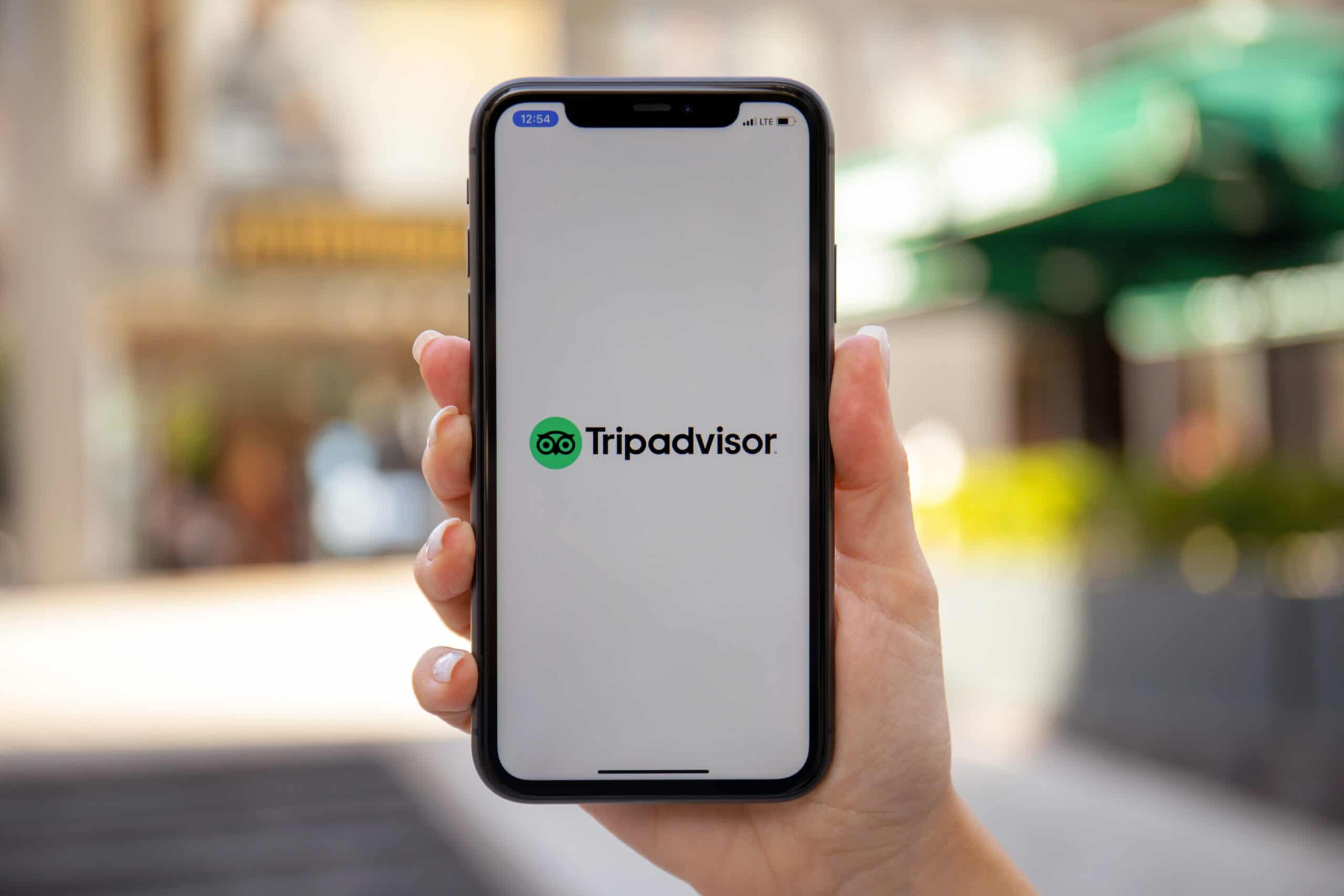 App Tripadvisor num iPhone