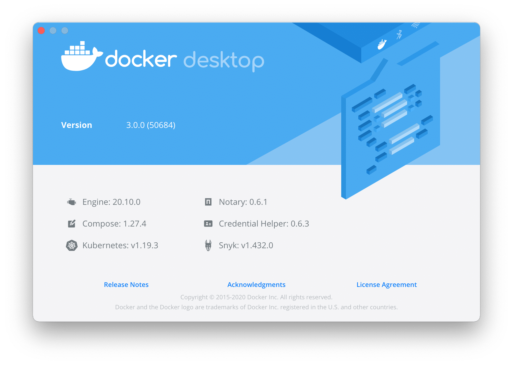 Docker Desktop 3.0.0