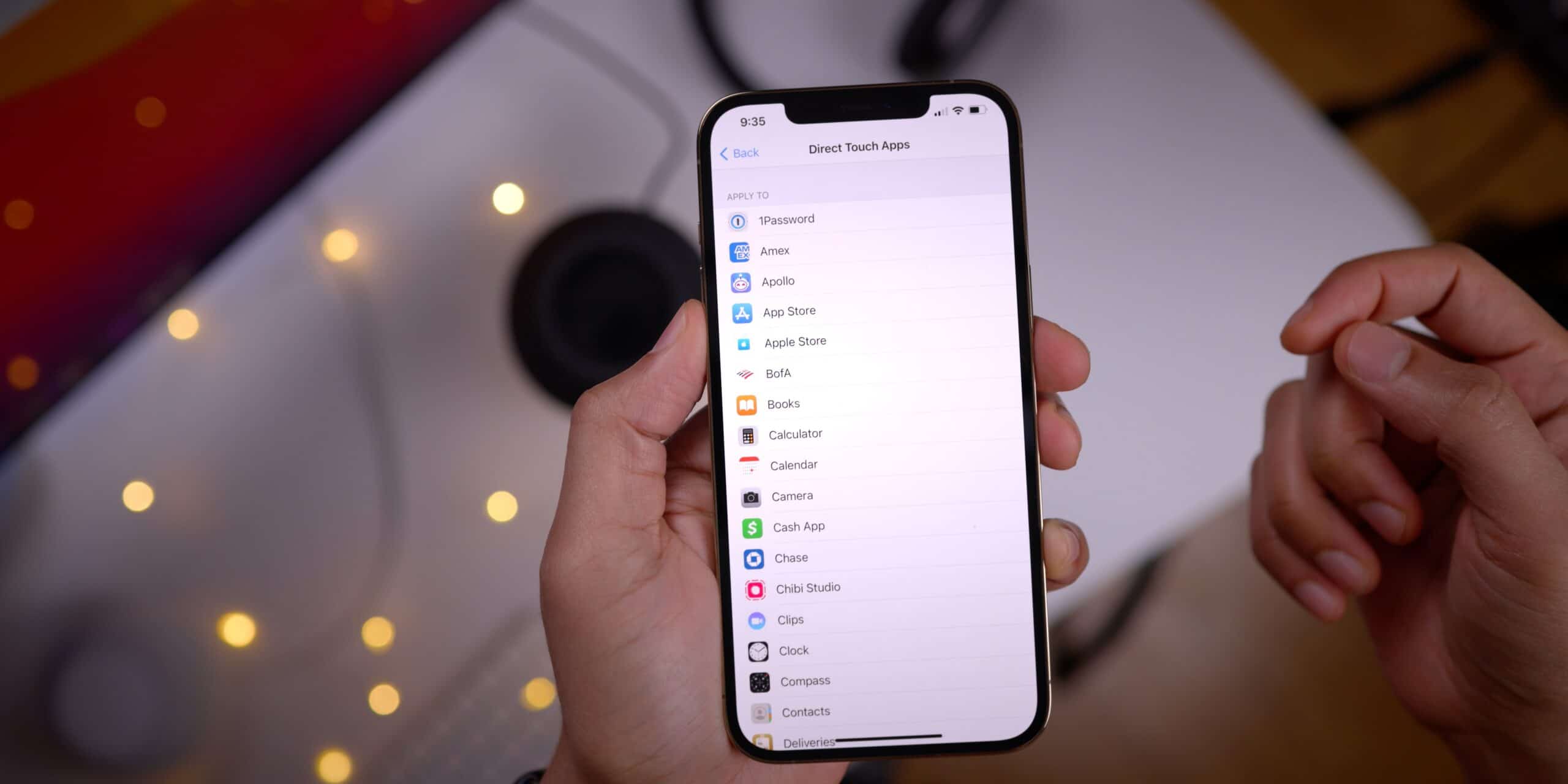 iOS 14.4: Direct Touch Apps