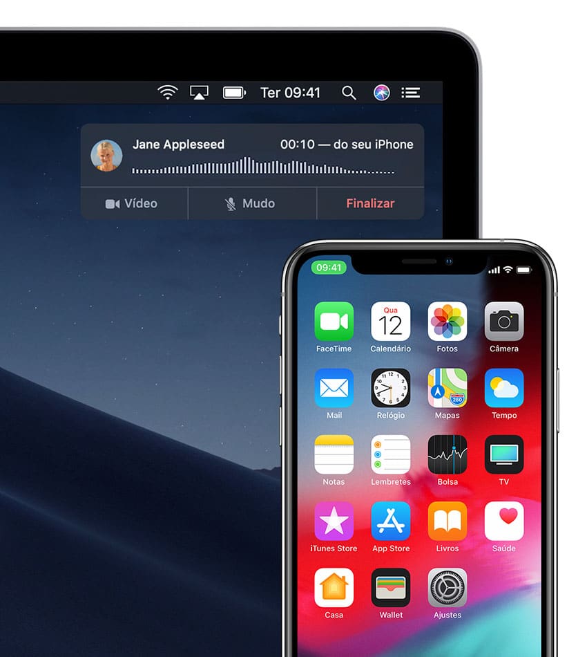 Ligação de outros dispositivos no iOS 14