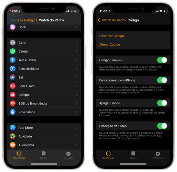 Como desbloquear o seu Apple Watch com o iPhone automaticamente