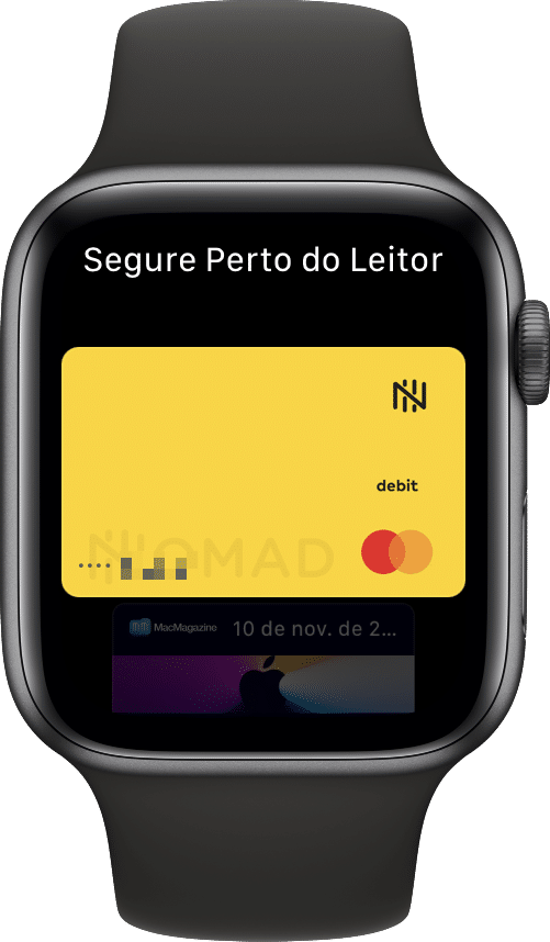 Configurando o Apple Pay no Watch
