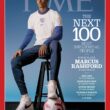 Marcus Rashford na capa da TIME