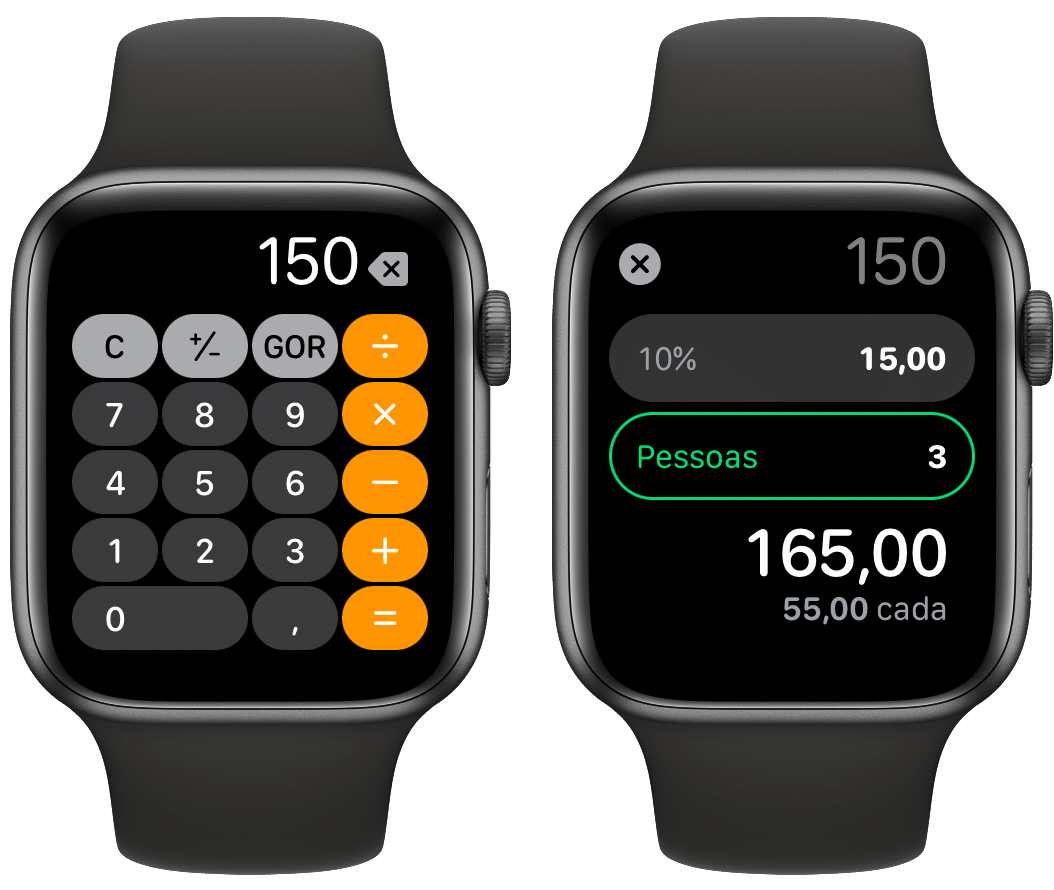 Apple Watch ganha calculadora com o watchOS 6