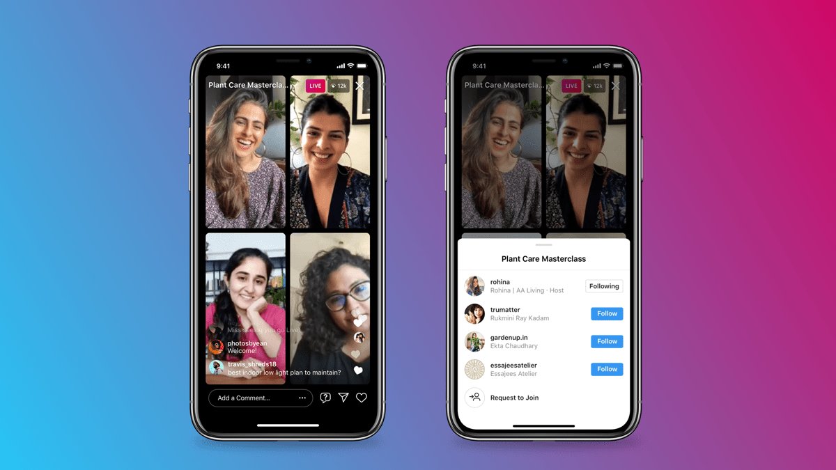 Lives do Instagram poderão ter até 4 pessoas ao mesmo tempo – MacMagazine.com.br