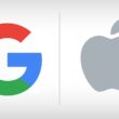 Logo do Google e da Apple