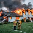 Casa pegando fogo (incêndio)