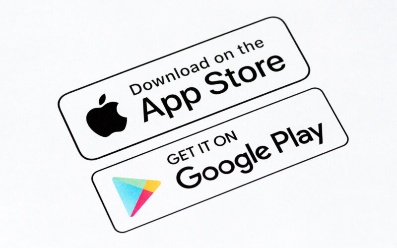 App Store e Google Play