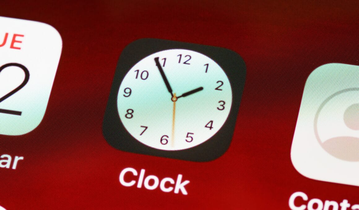 App Relógio no iOS