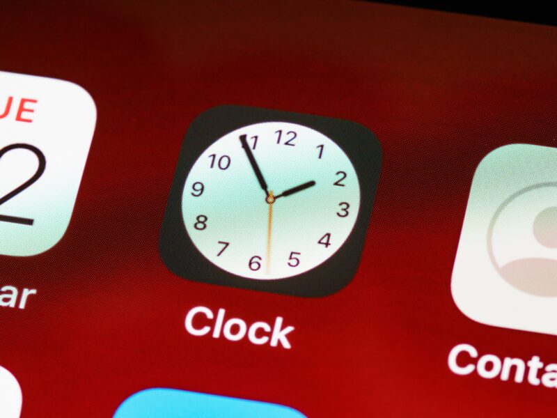 App Relógio no iOS
