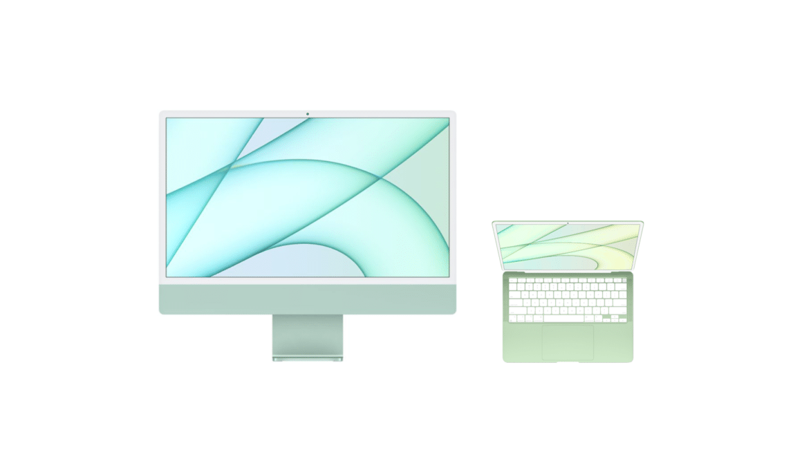 Conceito de MacBook Air inspirado no novo iMac
