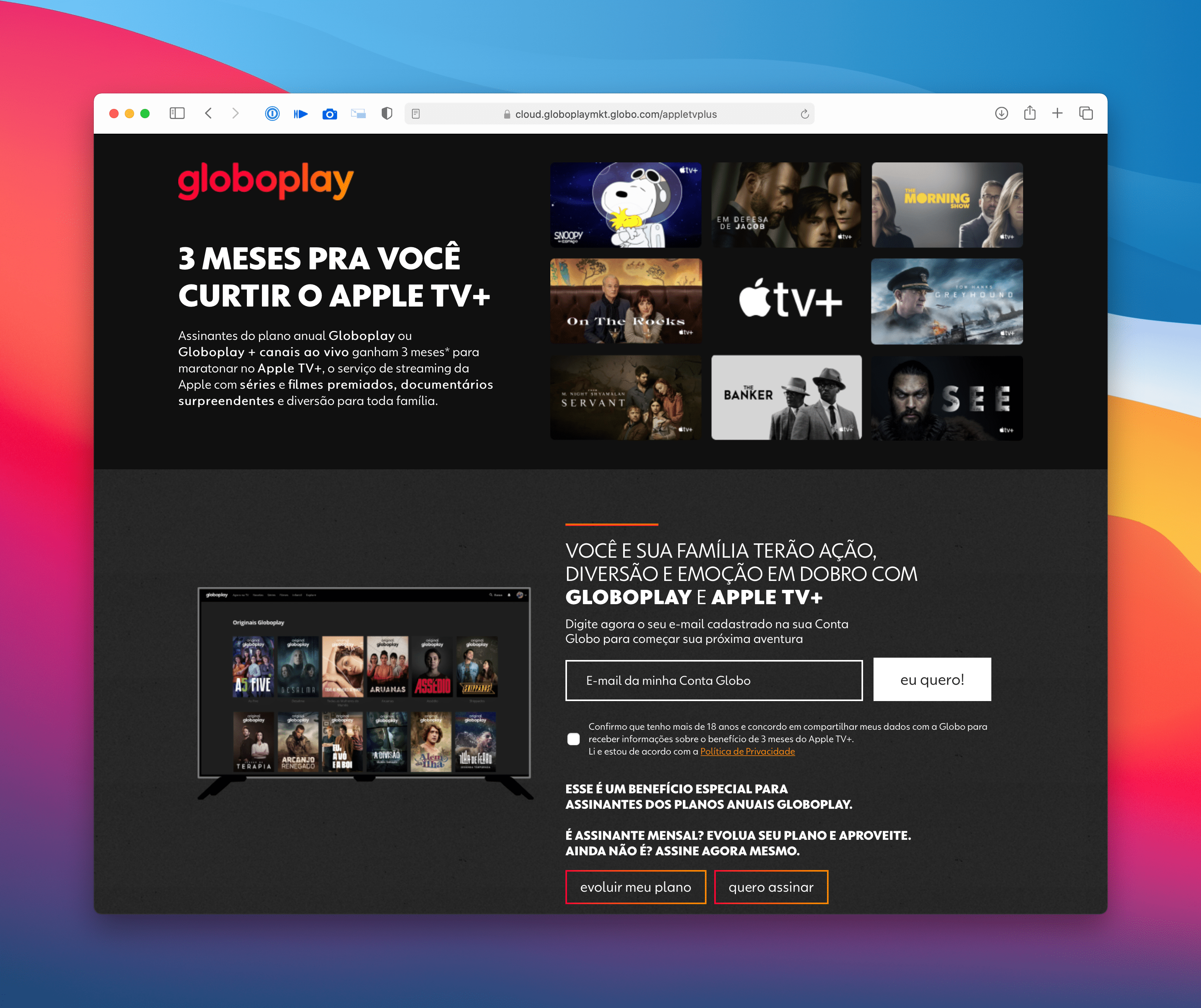  Globoplay libera séries e filmes gratuitamente