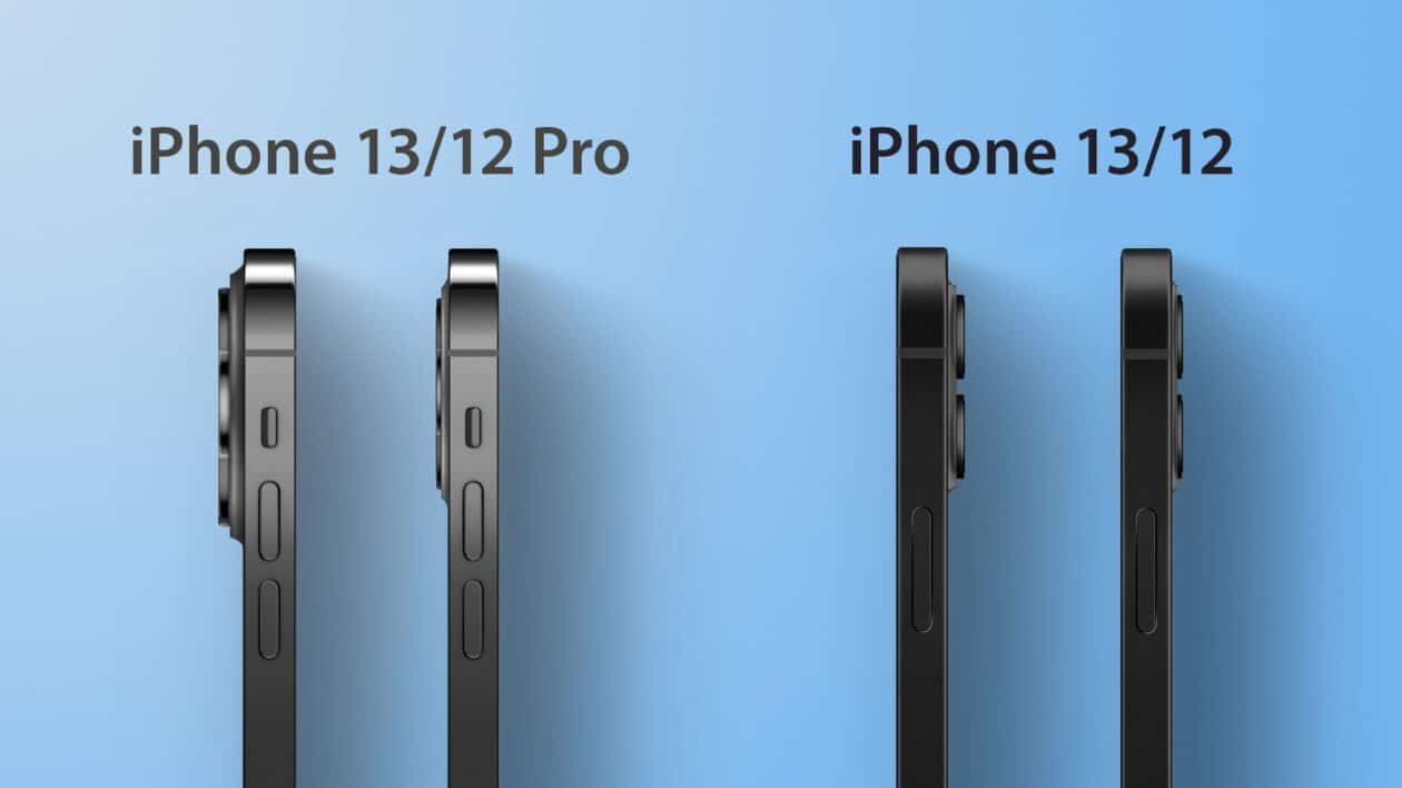 Diferença nos módulos de câmera entre os iPhones 12 e "iPhones 13"
