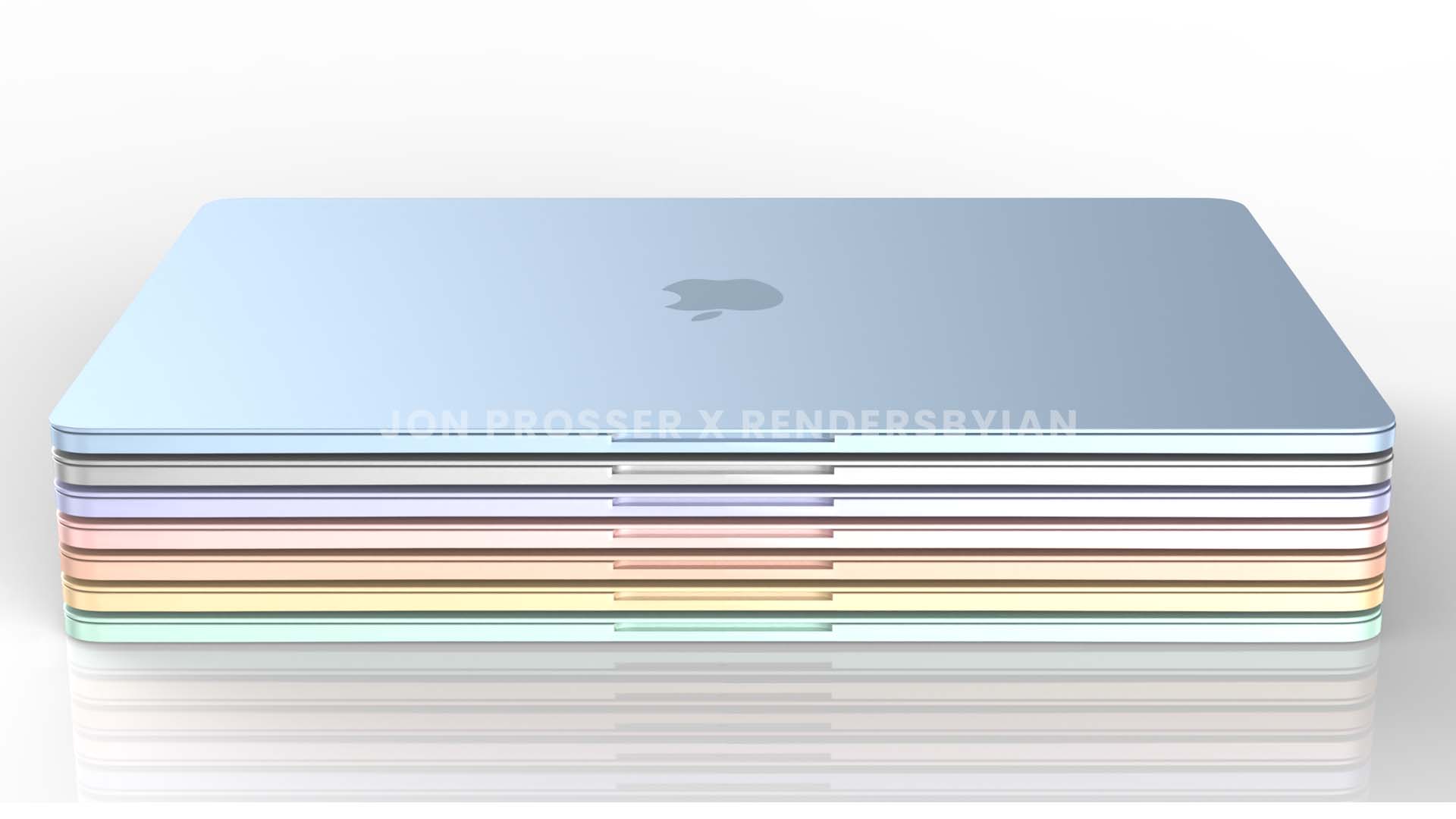 Representación del futuro MacBook Air