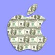 Logo da Apple em dólar