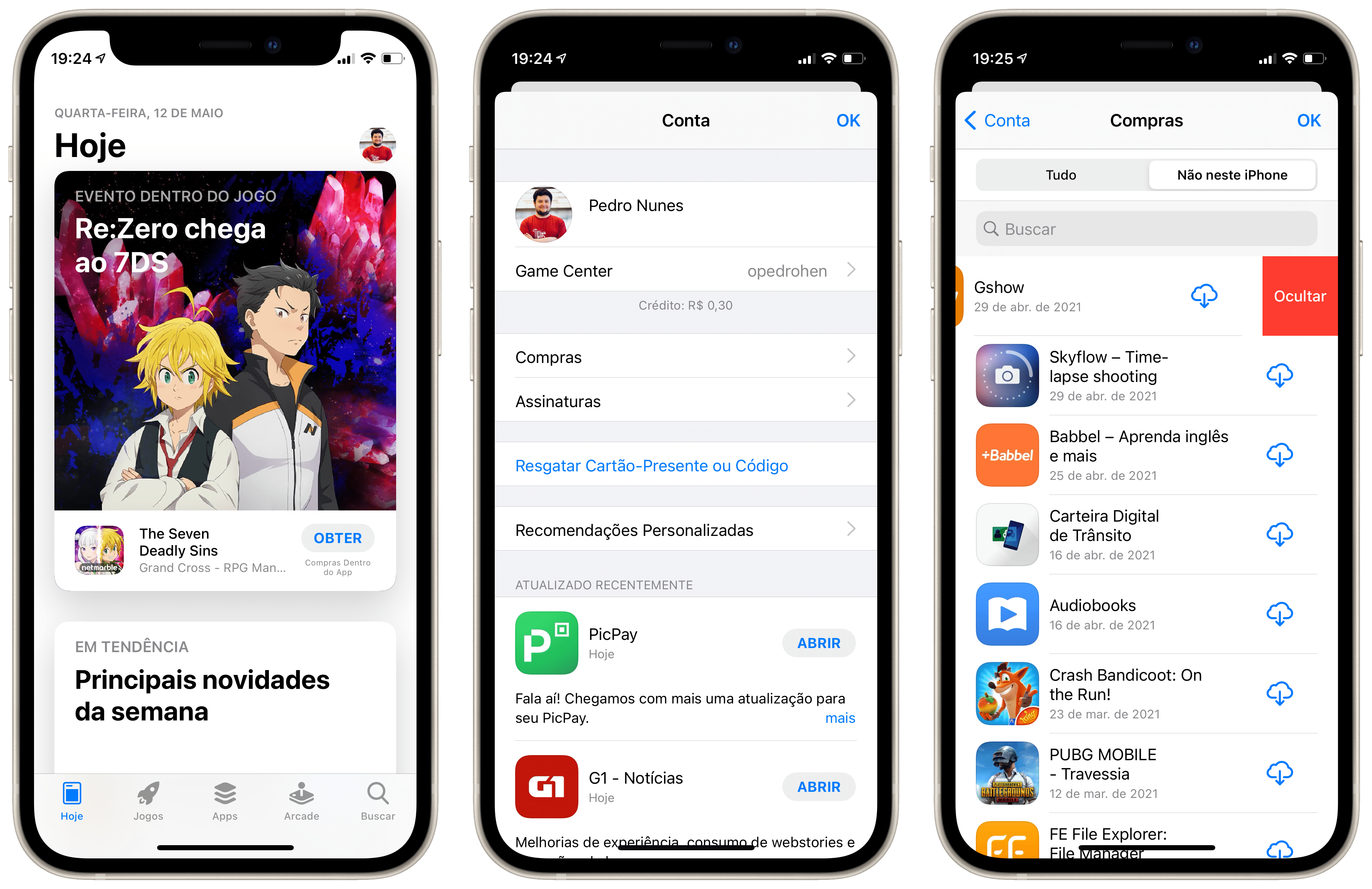 Ocultar compras na App Store - Suporte da Apple (BR)