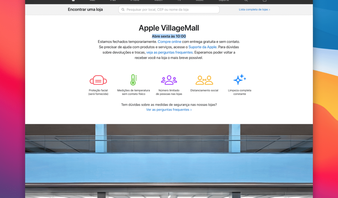 Página da Apple VillageMall
