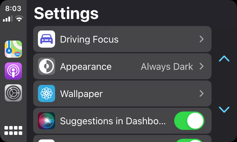 CarPlay no iOS 15