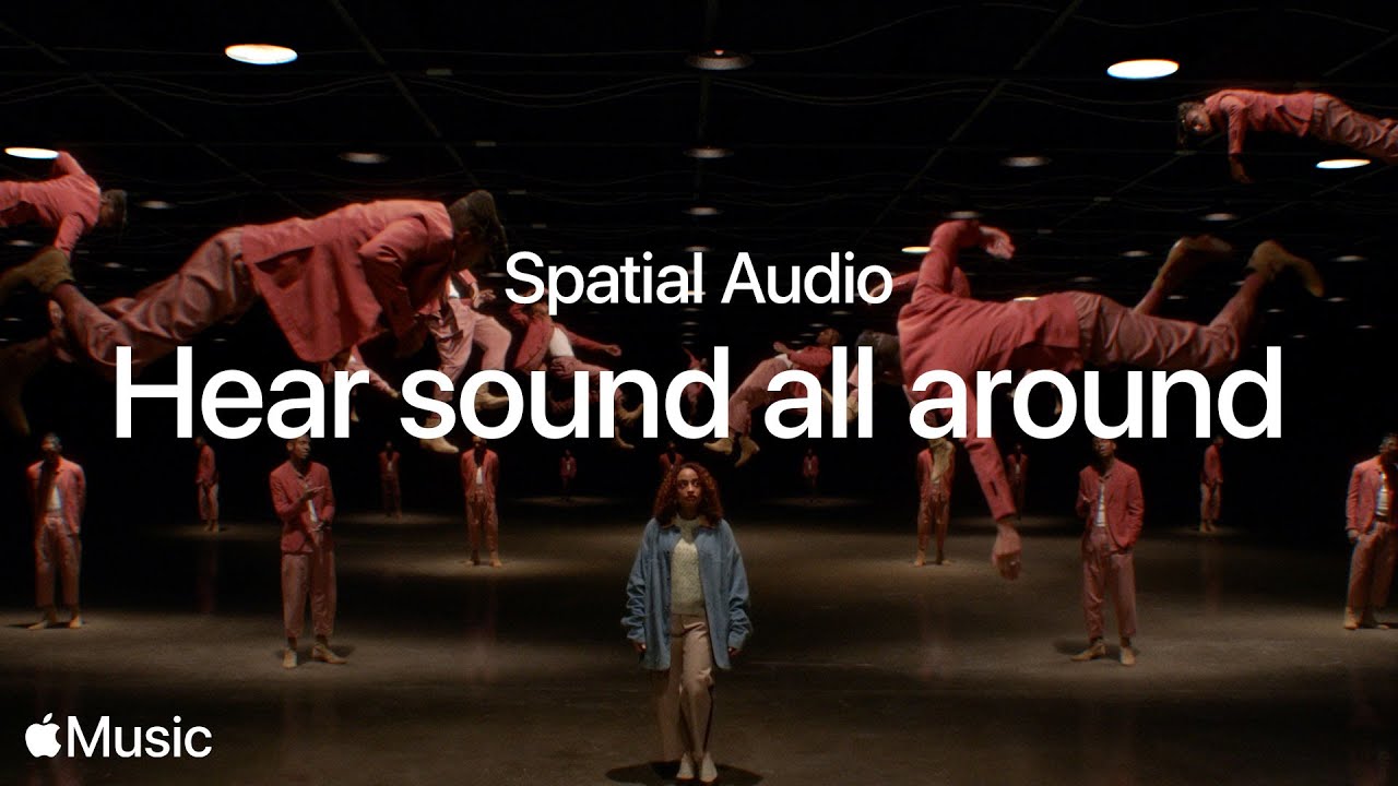 Comercial do Apple Music promovendo o Áudio Espacial