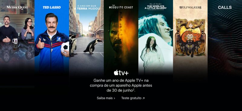 Oferta de um ano do Apple TV+